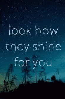 They Shine For You Look How They Shine4u GIF - They Shine For You Look How They Shine4u GIFs