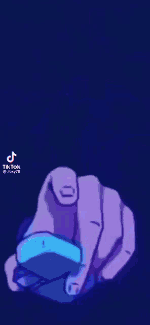 a tik tok video shows a person pressing a button