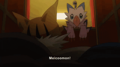 Digimon Meicoomon GIF - Digimon Meicoomon Biyomon GIFs
