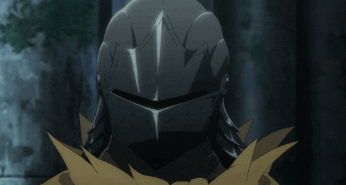 a close up of a knight 's face with a helmet