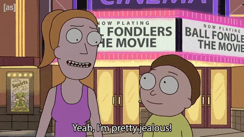 Yeah I'M Pretty Jealous Summer GIF - Yeah I'M Pretty Jealous Summer Rick And Morty GIFs