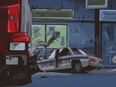 Anime Crash GIF - Anime Crash Police GIFs