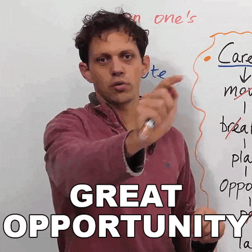 Great Opportunity Benjamin GIF - Great Opportunity Benjamin Engvid GIFs