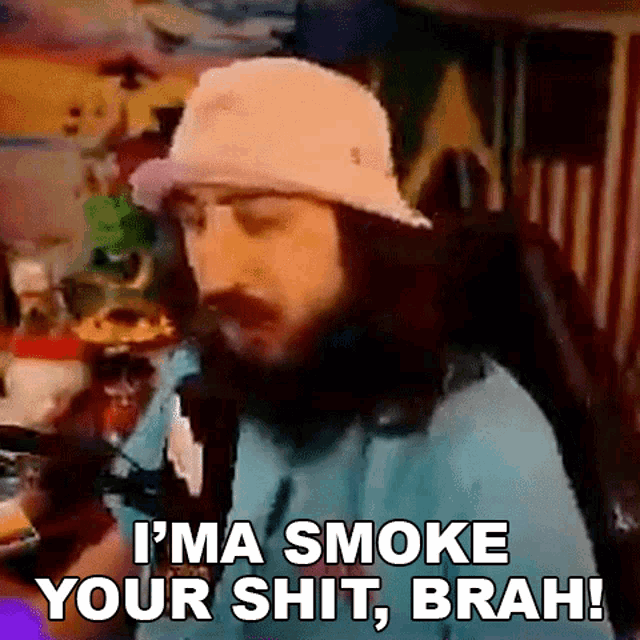 Ima Smoke Your Shit Brah Godku GIF - Ima Smoke Your Shit Brah Godku Im Gonna Take A Puff Of Your Shit GIFs