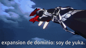 a picture of a robot with the words expansion de dominio soy de yuka underneath it