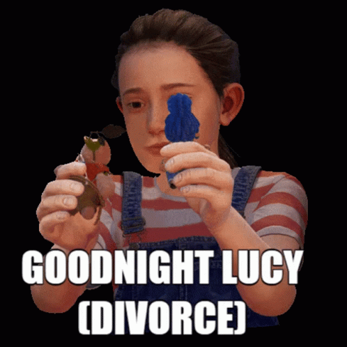Goodnight Lucy Divorce GIF - Goodnight Lucy Divorce It Takes Two GIFs