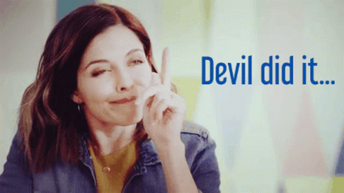 Devil Did It Smile GIF - Devil Did It Smile Pointing GIFs