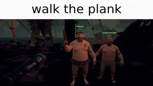 Walk The Plank Plank GIF - Walk The Plank The Plank Plank GIFs