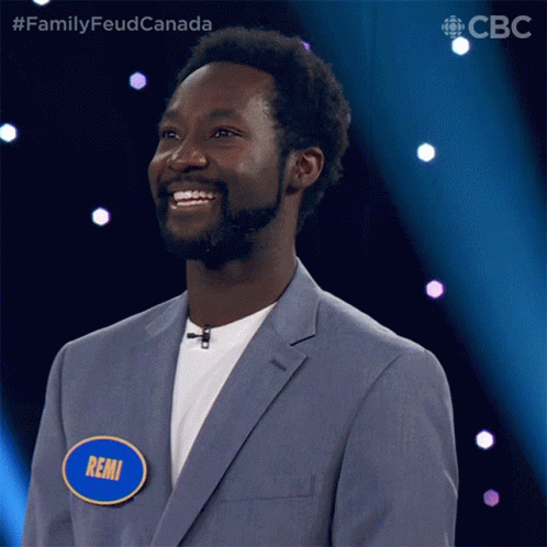 Smiling Family Feud Canada GIF - Smiling Family Feud Canada Nervous GIFs