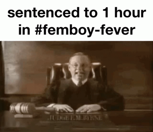 Femboy Sentenced GIF - Femboy Sentenced Judge GIFs