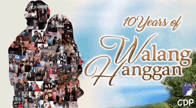 a collage of photos with the words 10 years of walang anggang