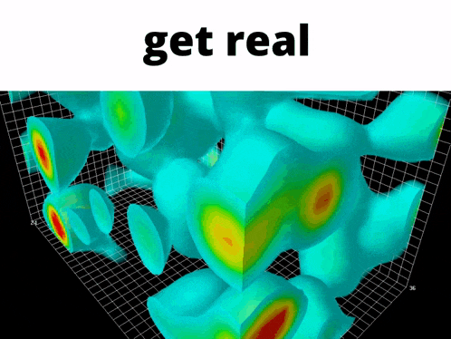 a computer generated image with the words get real on the bottom