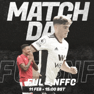Fulham F.C. Vs. Nottingham Forest F.C. Pre Game GIF - Soccer Epl English Premier League GIFs