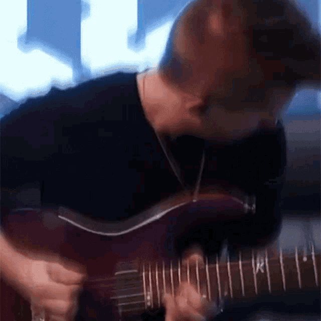 Headbanging Cole Rolland GIF - Headbanging Cole Rolland Playing My Guitar GIFs