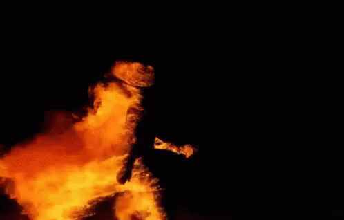 Nóng, Cháy, Bướcđi, Nóngnhưcáilò, Lò GIF - Hot On Fire Walking GIFs