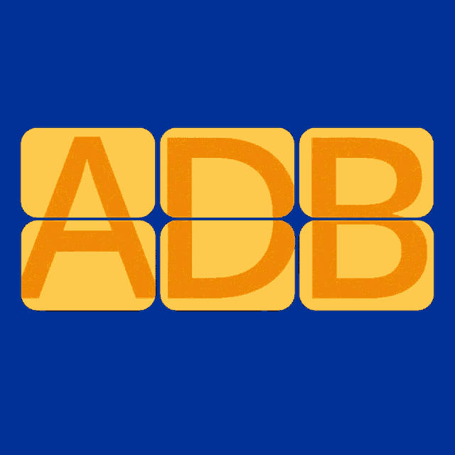 a blue background with the words eda add written in orange