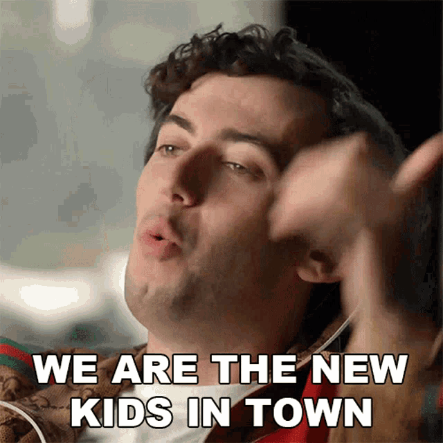 We Are The New Kids In Town Creamcheese GIF - We Are The New Kids In Town Creamcheese Micha Brooks GIFs