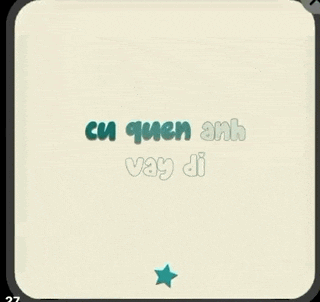 a card with a star on it that says may treo buon nhung moi hon chim sau
