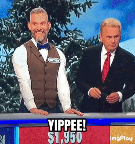 Yippee Wheel Of Fortune GIF - Yippee Wheel Of Fortune Happy GIFs