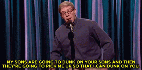 Dunkin On Ya GIF - Dunk Dunk On You Watch Out GIFs