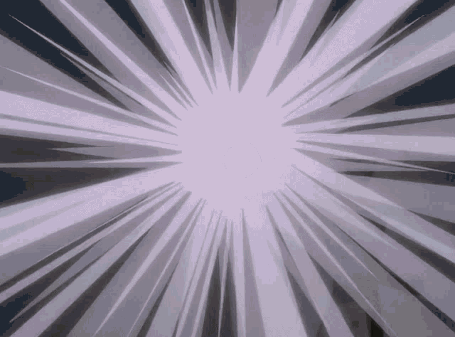 a cartoon explosion with a circle in the center