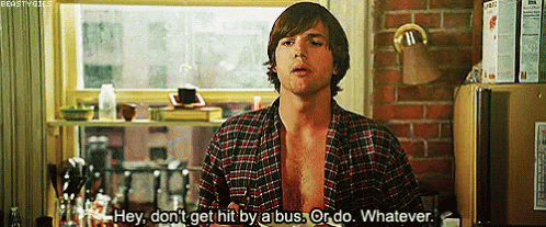 Do What You Want GIF - Ashton Kutcher Bus Vroom GIFs