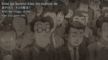 a cartoon of a group of people with the words " the space under my nose has grown ten centimeters longer " below them