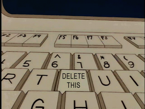 Delete Delete This GIF - Delete Delete This Keyboard GIFs