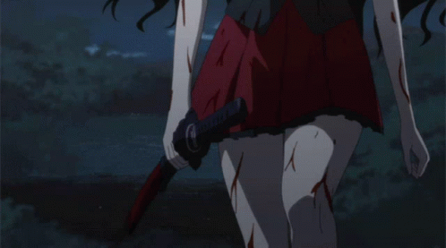 Anime Goth GIF - Anime Goth Blood GIFs