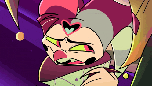 a cartoon character with a heart on his hat