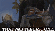 a video game character with the words that was the last one on the bottom