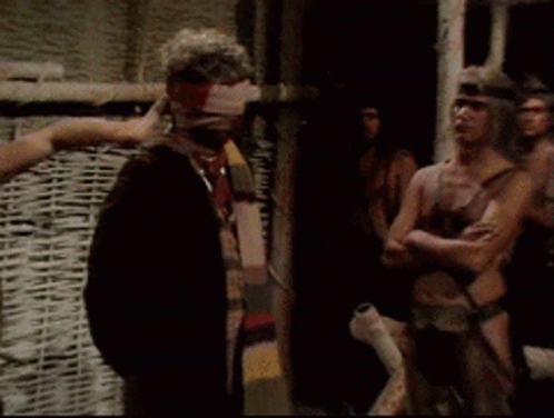 Doctor Who Fourth Doctor GIF - Doctor Who Fourth Doctor Fix The Scarf GIFs