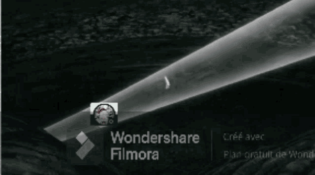 a screenshot of wondershare filmora step shows a pair of scissors