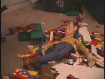 Woody Lego Meme GIF - Woody Lego Meme Drop It Like It'S Hot GIFs