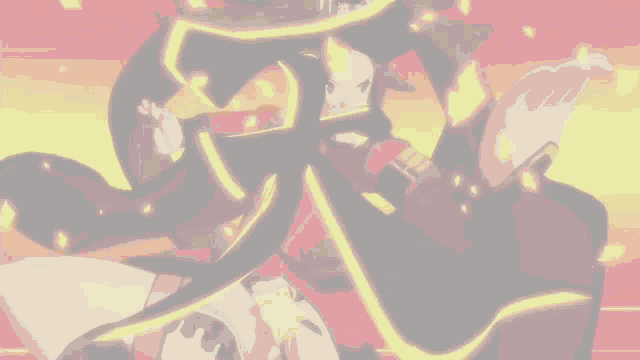 a cartoon of a person with a chinese symbol on their face