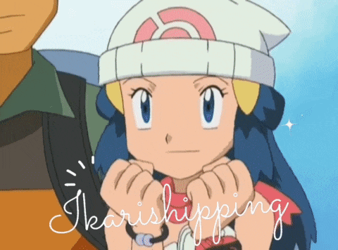 a cartoon of a girl with the words ikarishipping written above her