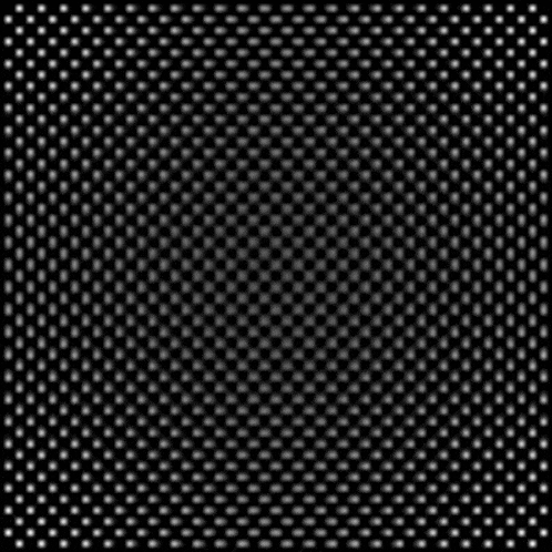 a black background with white polka dots on it .