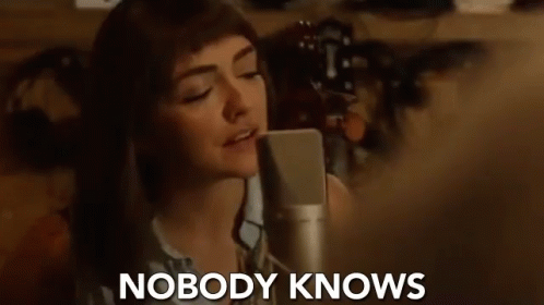 Nobody Knows No One Knows GIF - Nobody Knows No One Knows Singing GIFs