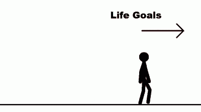 a stick figure is carrying a netflix box on their head