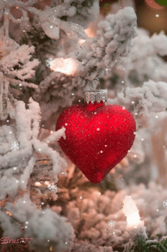 Christmas Love Heart GIF - Christmas Love Heart Snow GIFs
