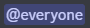 the word everyone is on a purple background .