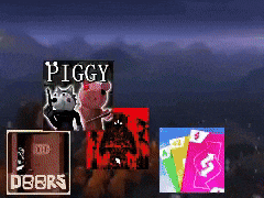a video game called piggy is being played on a computer screen