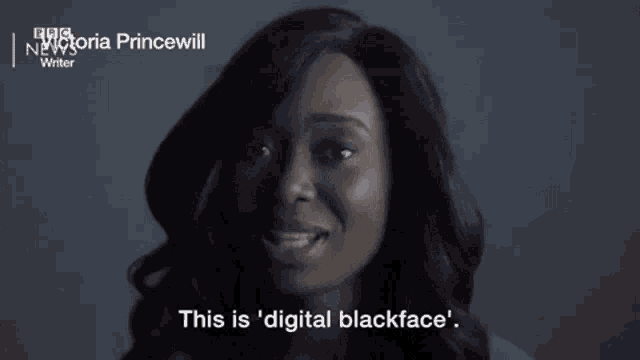victoria princewill says this is digital blackface
