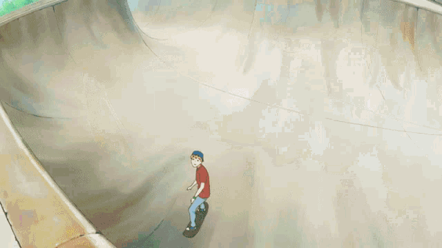 a girl in a pink dress is riding a skateboard on a ramp