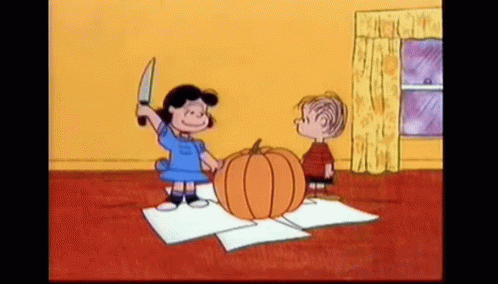 Linus Pumpkin GIF - Linus Pumpkin Oh No GIFs