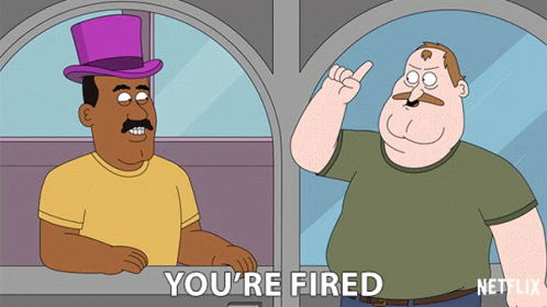 Youre Fired Gerald Fitzgerald GIF - Youre Fired Gerald Fitzgerald Randall Crawford GIFs