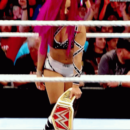 Sasha Banks Raw Womens Champion GIF - Sasha Banks Raw Womens Champion Paige GIFs