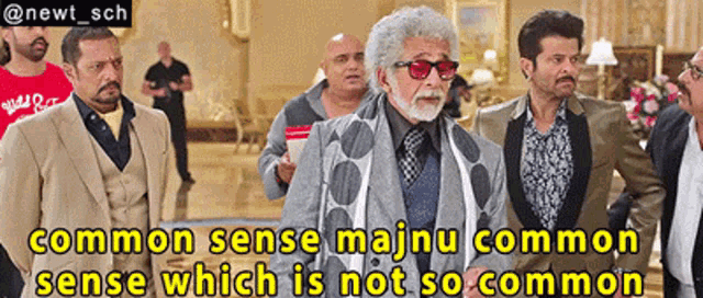 Welcome Back Common Sense Which Is Not So Common GIF - Welcome Back Common Sense Which Is Not So Common Common Sense Majnu GIFs