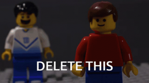 Lego Delete This GIF - Lego Delete This GIFs