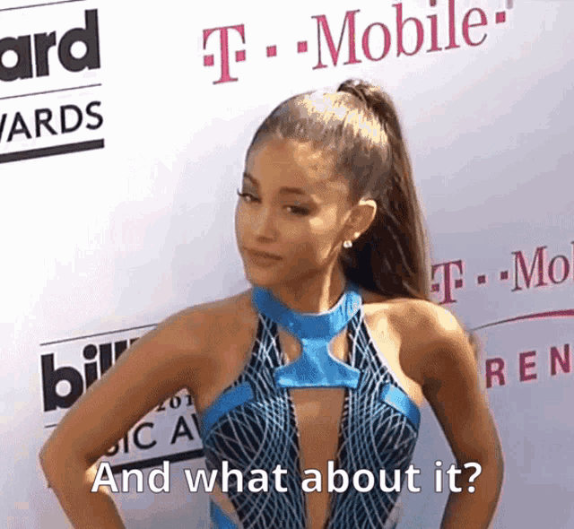 Ariana And What About It GIF - Ariana And What About It Sassy GIFs
